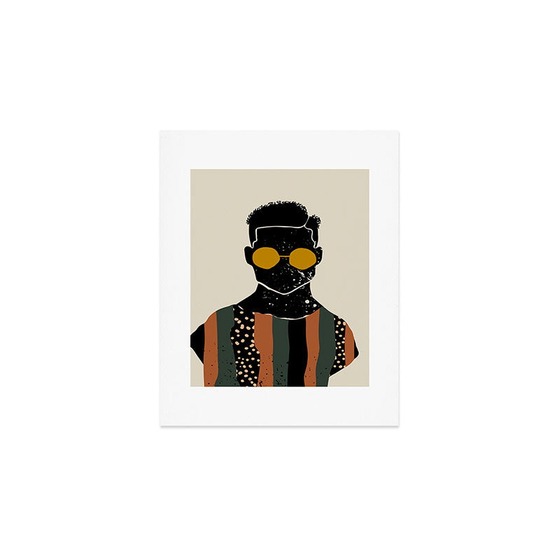 Black Hair No. 7 Art Print Gallery Image 1