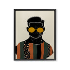 Black Hair No. 7 Framed Canvas Print Gallery Image 6