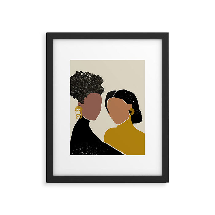 Black Love No. 1 Framed Art Print Gallery Image 1
