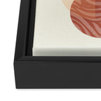 Blurred Lines Framed Canvas Print Gallery Image 2