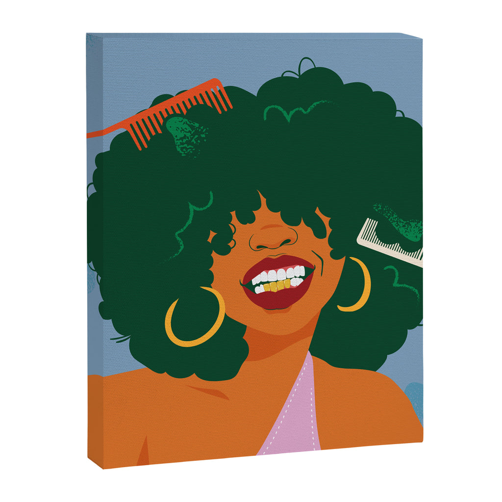 Gold Teeth Shorty Canvas Print Gallery Image 8