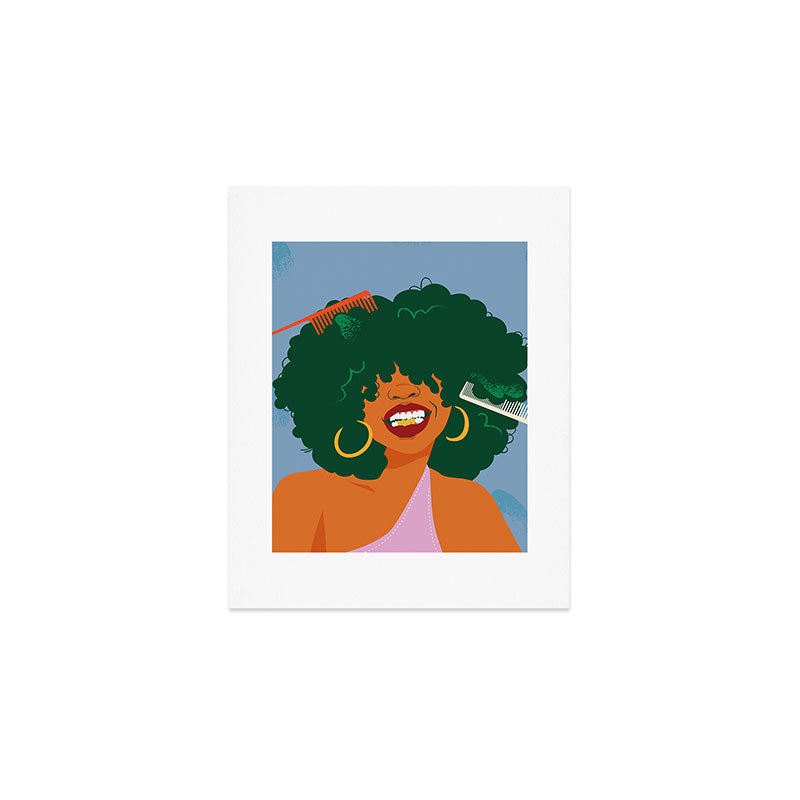 Gold Teeth Shorty Art Print Gallery Image 1