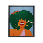 Gold Teeth Shorty Framed Canvas Print Gallery Image 8