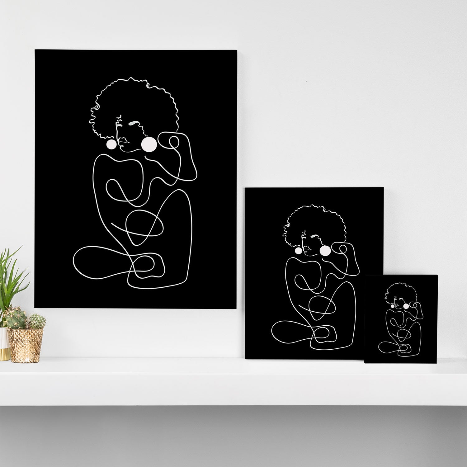 Matisse Noir No. 2 Canvas Print Gallery Image 3
