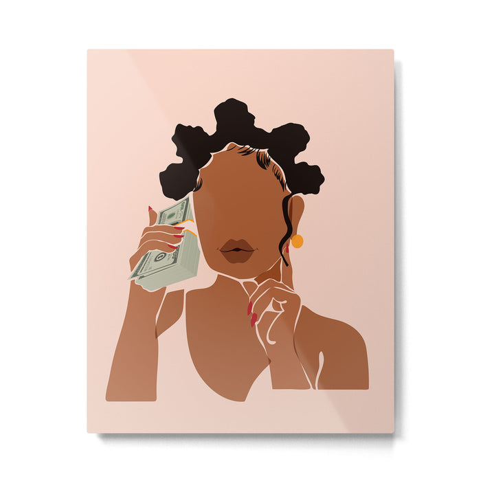 Mo' Money, No Problems Metal Print Gallery Image 1