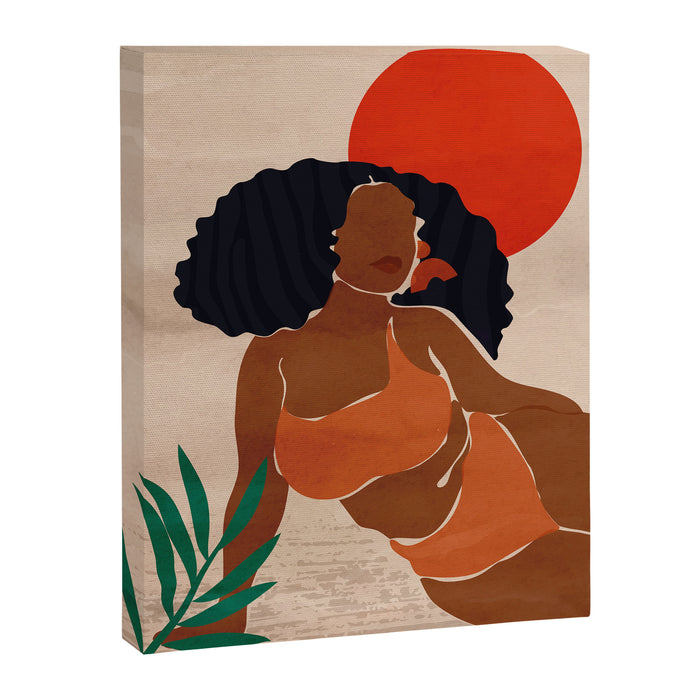 Red Sun Canvas Print Gallery Image 1