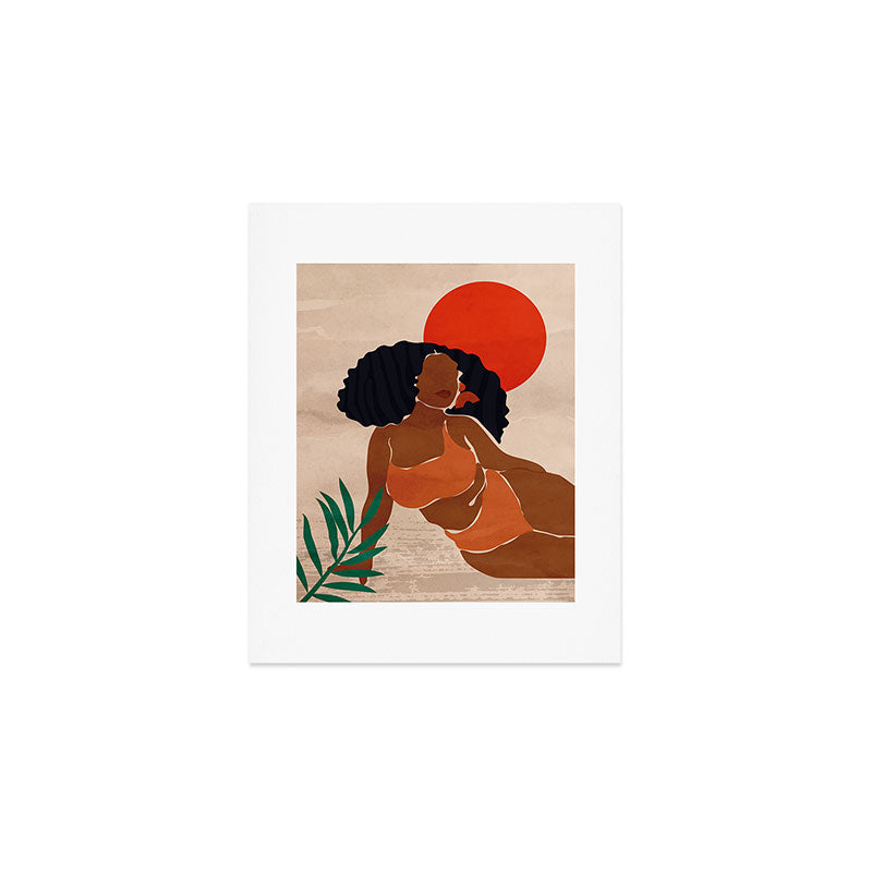 Red Sun Art Print Gallery Image 1