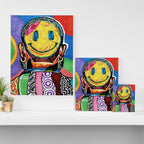 Smiley Canvas Print Gallery Image 3