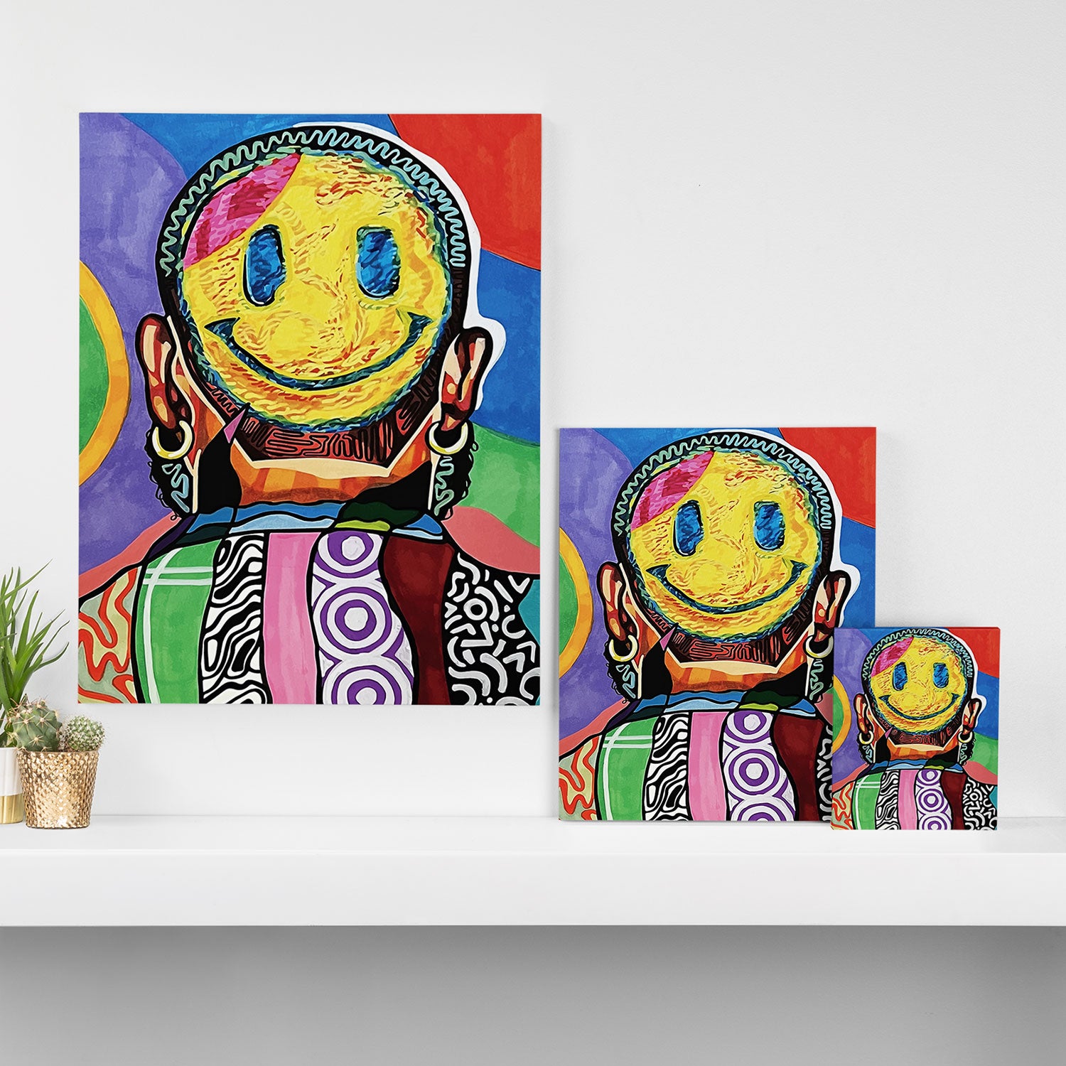 Smiley Canvas Print Gallery Image 3