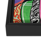 Smiley Framed Canvas Print Gallery Image 3