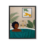Stay Home No. 2 Framed Canvas Print Gallery Image 6