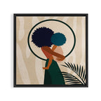 Stay Home No. 3 Framed Canvas Print Gallery Image 3