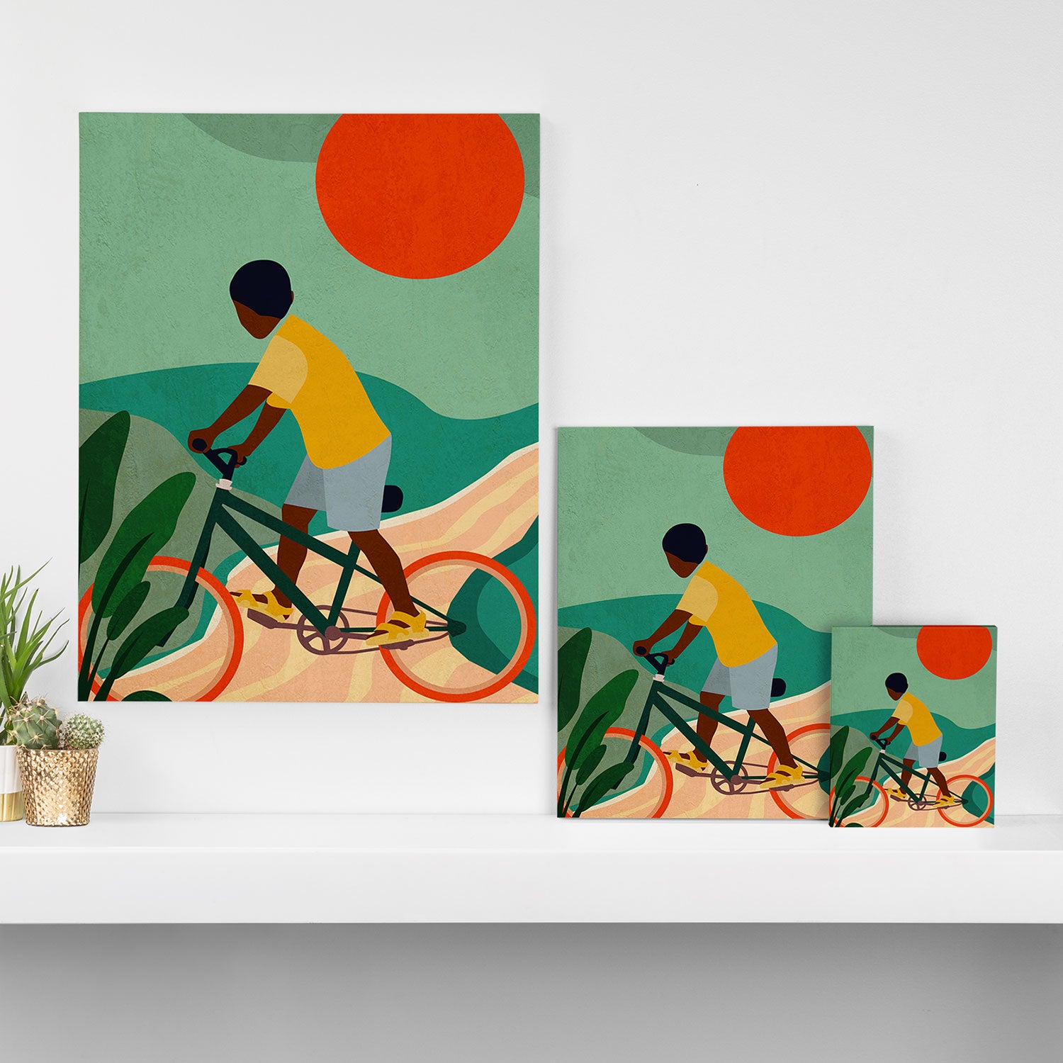 Stay Home No. 7 Canvas Print Gallery Image 3