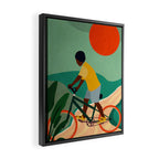 Stay Home No. 7 Framed Canvas Print Gallery Image 2