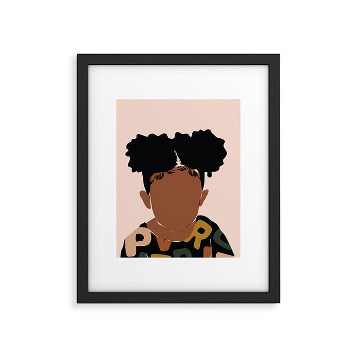 Two Puffs Framed Art Print Gallery Image 1