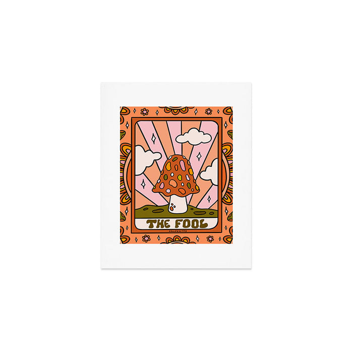 0. The Fool Mushroom Art Print Gallery Image 1
