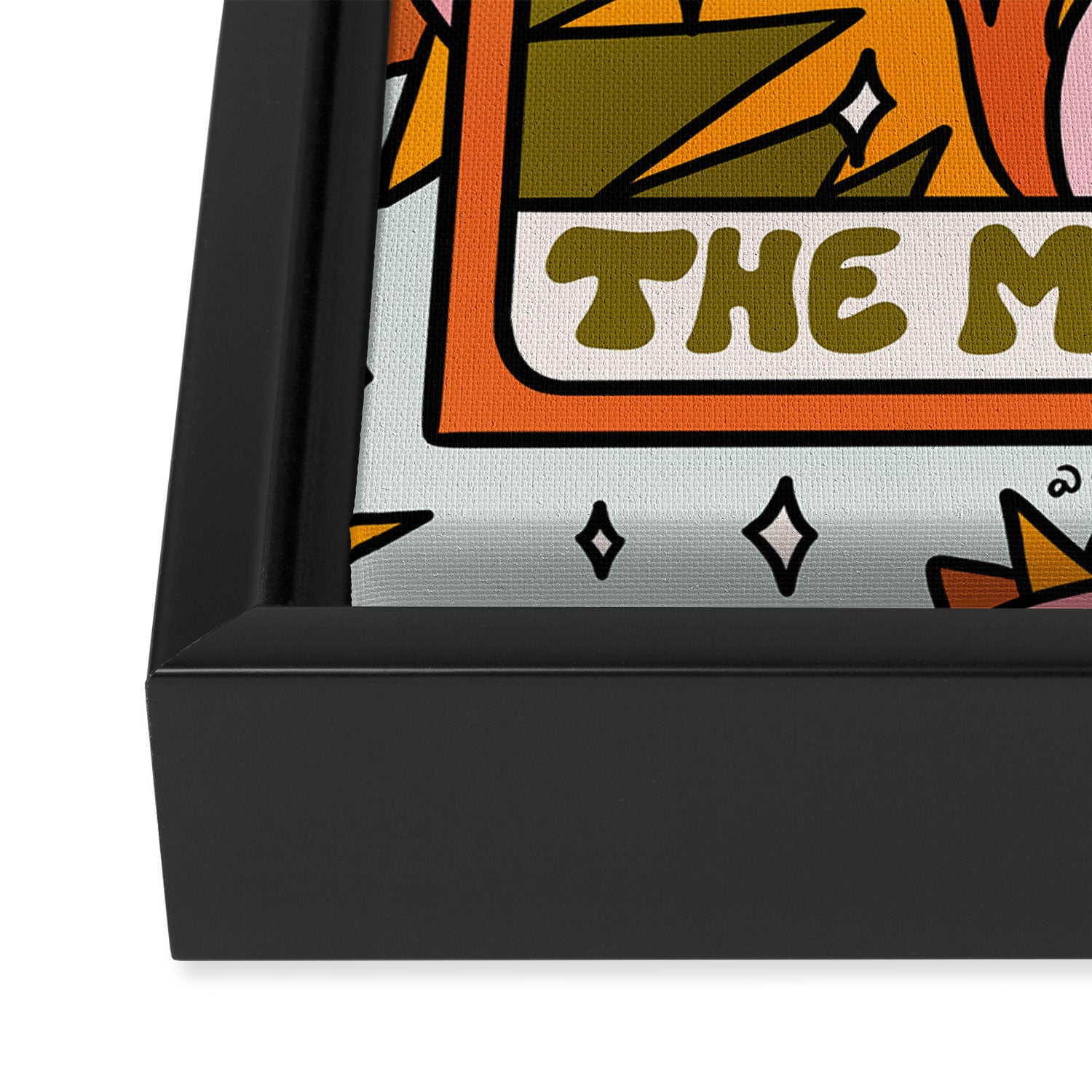 1. The Magician Mushroom Framed Canvas Print Gallery Image 3
