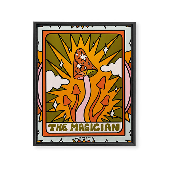 1. The Magician Mushroom Framed Canvas Print Gallery Image 1