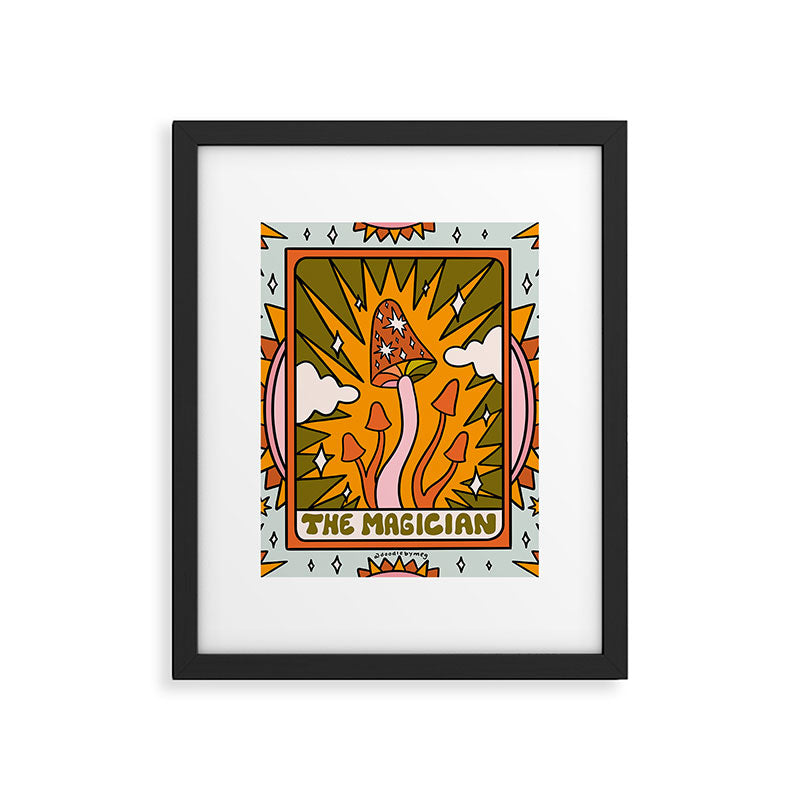 1. The Magician Mushroom Framed Art Print Gallery Image 6
