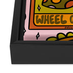 10. Wheel of Fortune Mushroom Framed Canvas Print Gallery Image 3