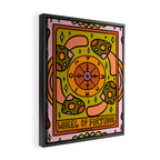 10. Wheel of Fortune Mushroom Framed Canvas Print Gallery Image 2