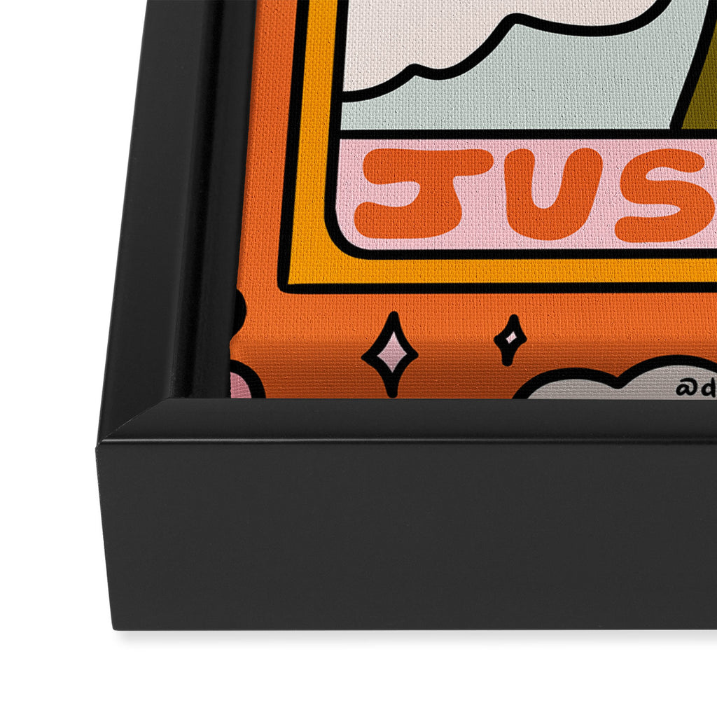 11. Justice Mushroom Framed Canvas Print Gallery Image 3