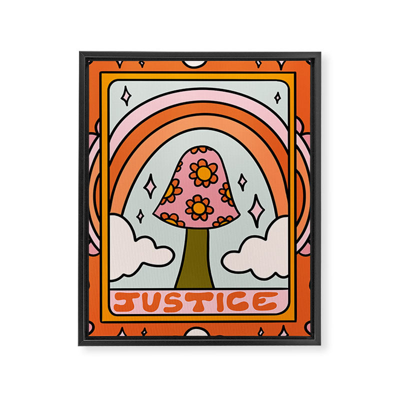 11. Justice Mushroom Framed Canvas Print Gallery Image 8