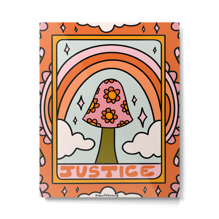 11. Justice Mushroom Metal Print Gallery Image 1