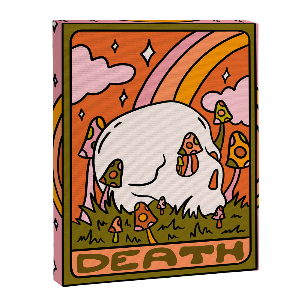 13. Death Tarot Mushroom Canvas Print Gallery Image 8