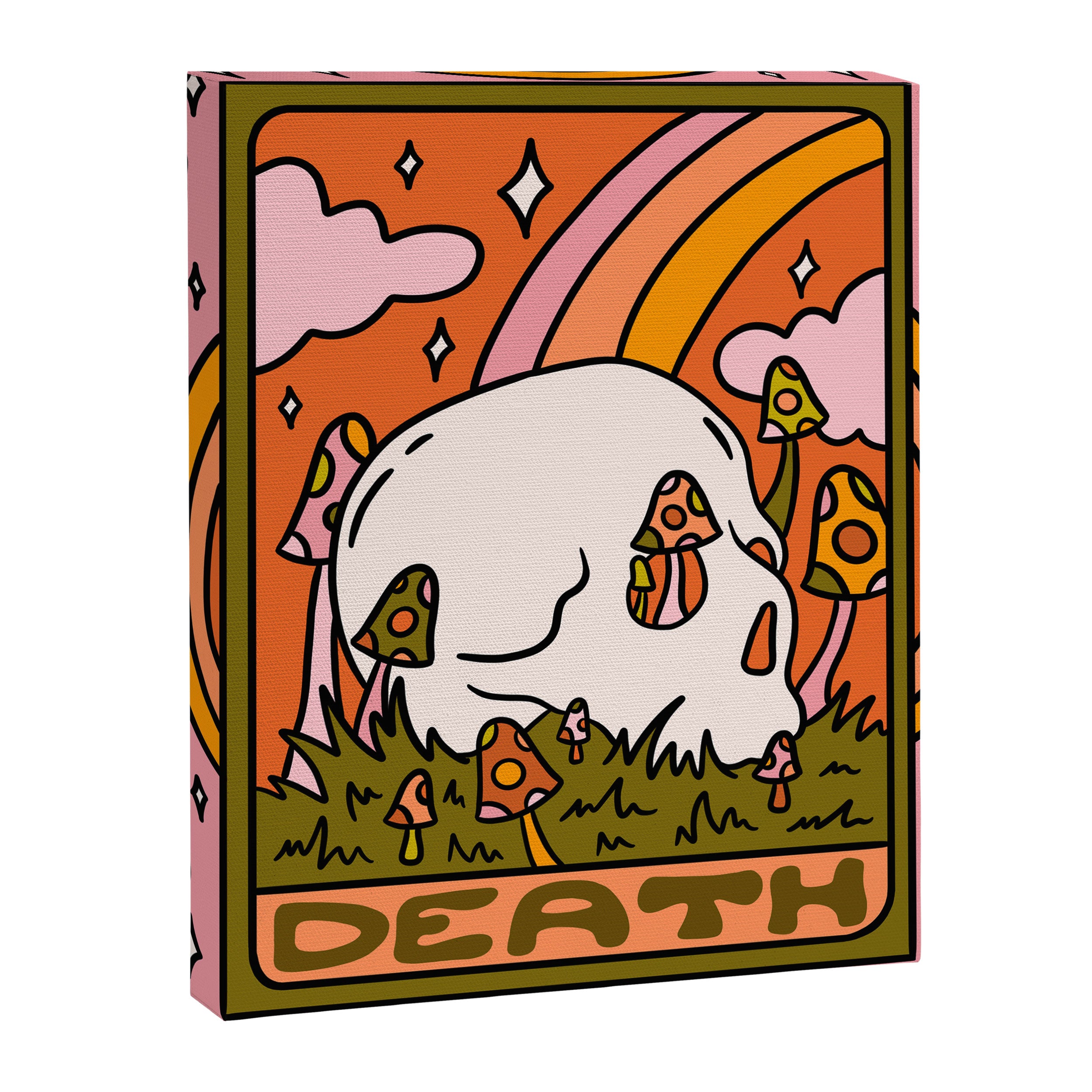 13. Death Tarot Mushroom Canvas Print Gallery Image 8