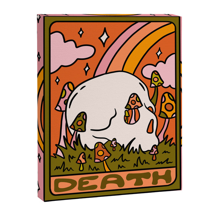13. Death Tarot Mushroom Canvas Print Gallery Image 1