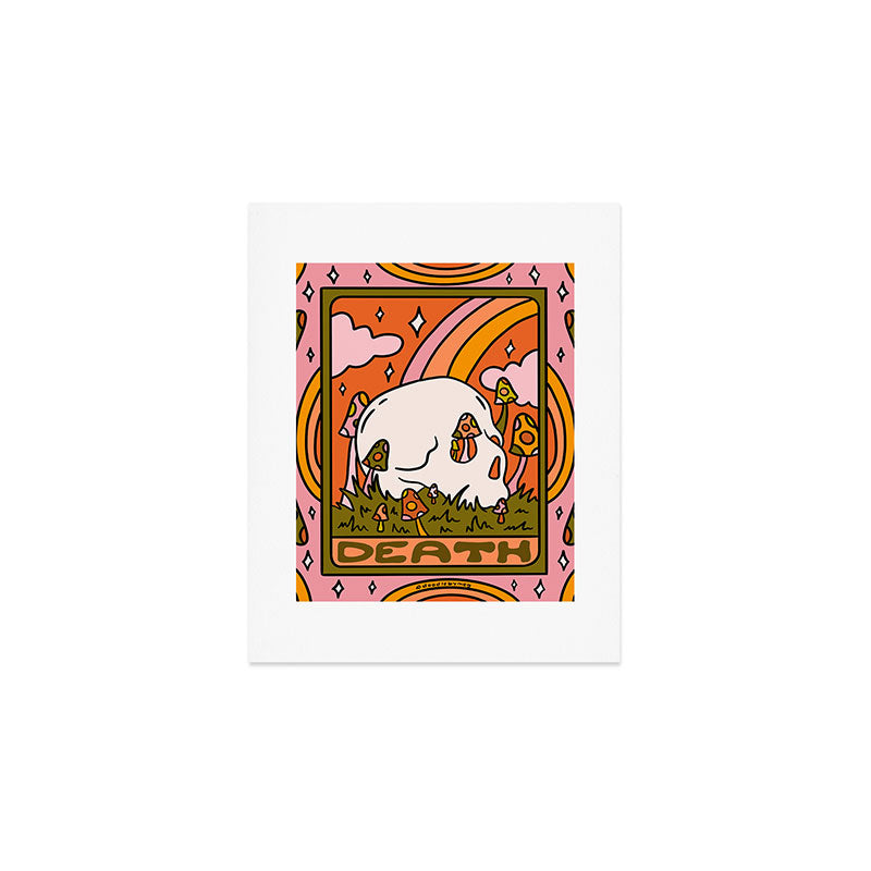 13. Death Tarot Mushroom Art Print Gallery Image 1