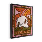 13. Death Tarot Mushroom Framed Canvas Print Gallery Image 2