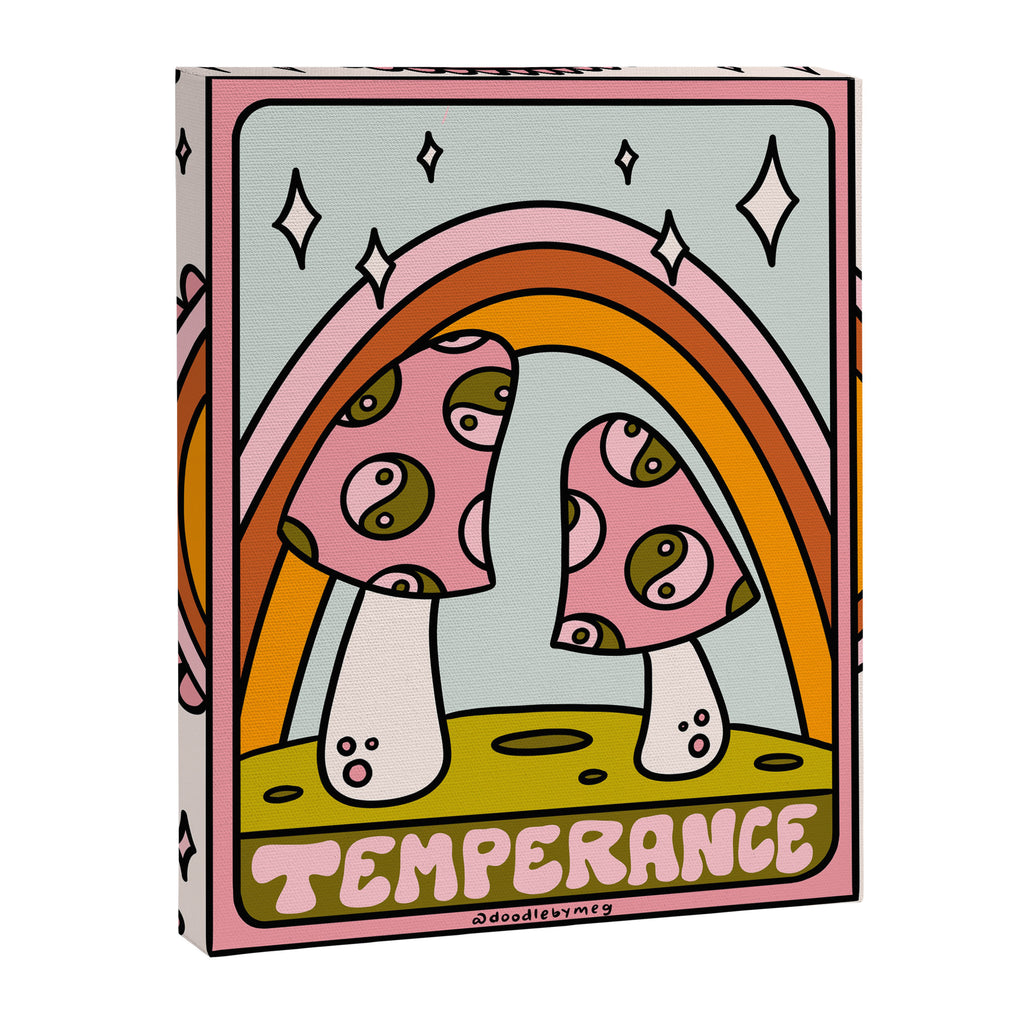 14. Temperance Tarot Mushroom Canvas Print Gallery Image 8