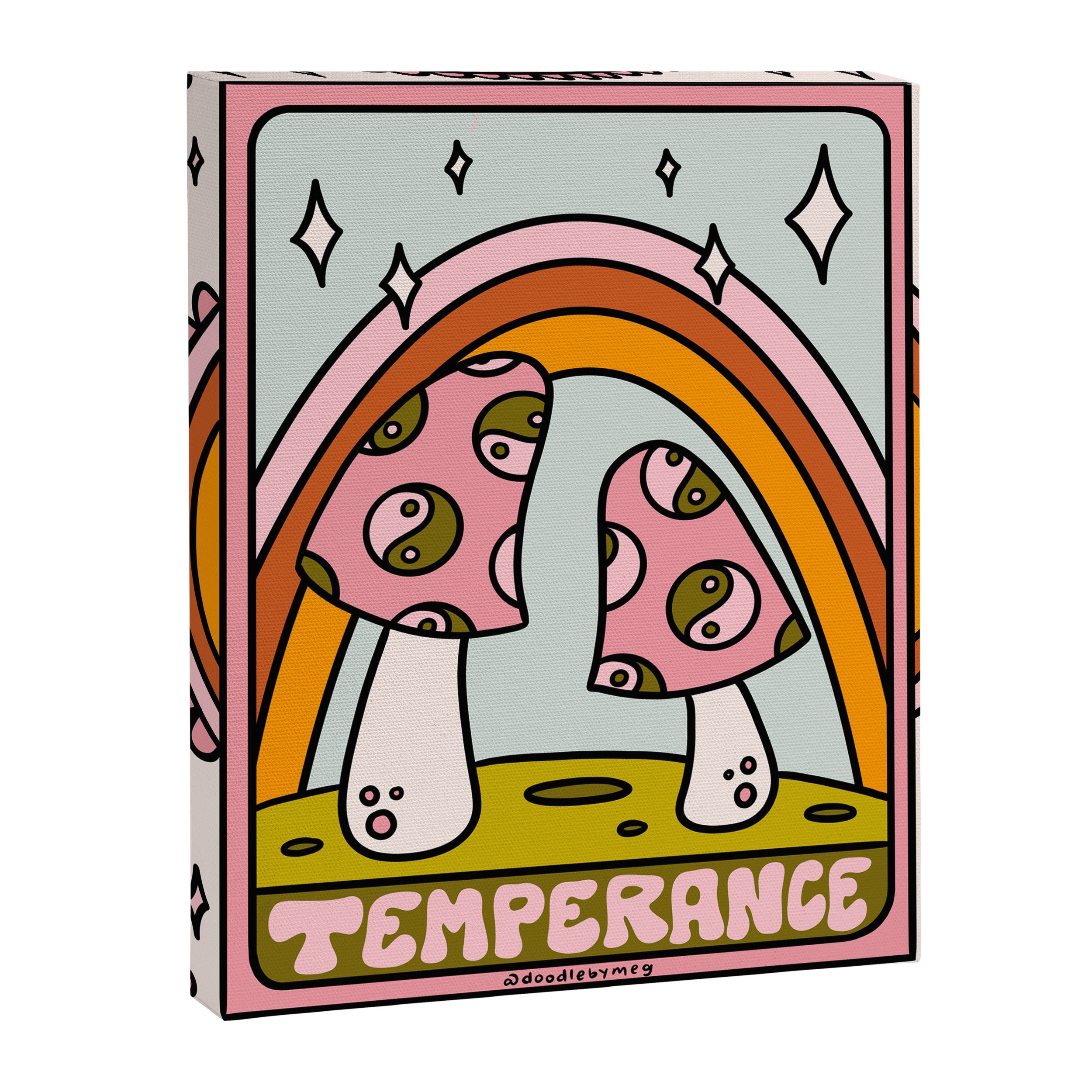 14. Temperance Tarot Mushroom Canvas Print Gallery Image 8