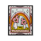14. Temperance Tarot Mushroom Framed Canvas Print Gallery Image 8