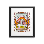 14. Temperance Tarot Mushroom Framed Art Print Gallery Image 6