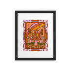 15. Devil Tarot Mushroom Framed Art Print Gallery Image 6