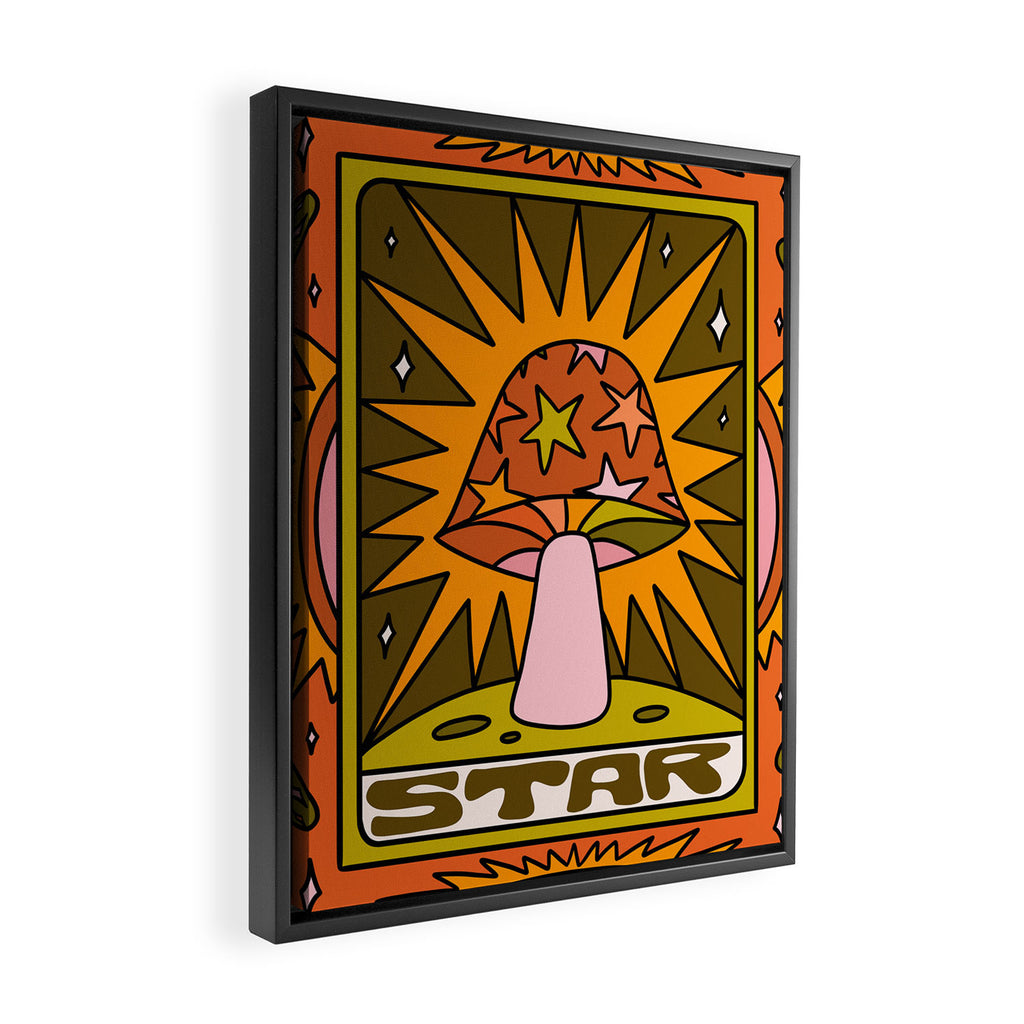 17. Star Mushroom Framed Canvas Print Gallery Image 2