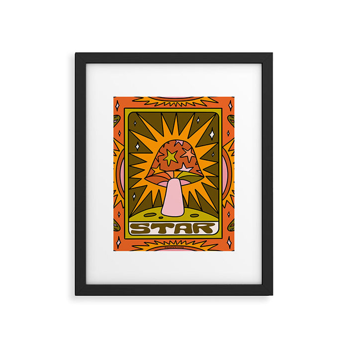 17. Star Mushroom Framed Art Print Gallery Image 1