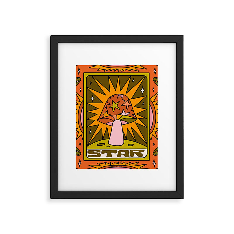 17. Star Mushroom Framed Art Print Gallery Image 6
