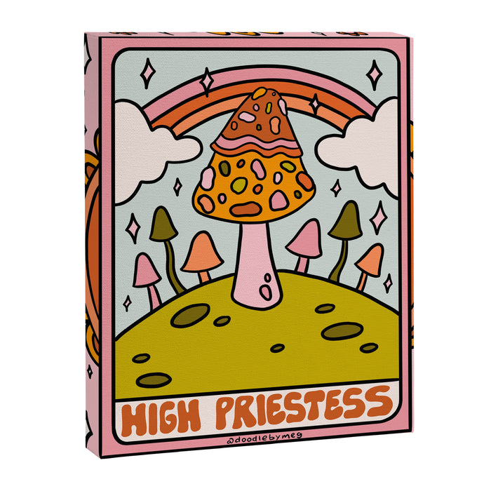 2. High Priestess Mushroom Canvas Print Gallery Image 1