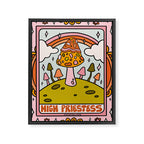 2. High Priestess Mushroom Framed Canvas Print Gallery Image 8