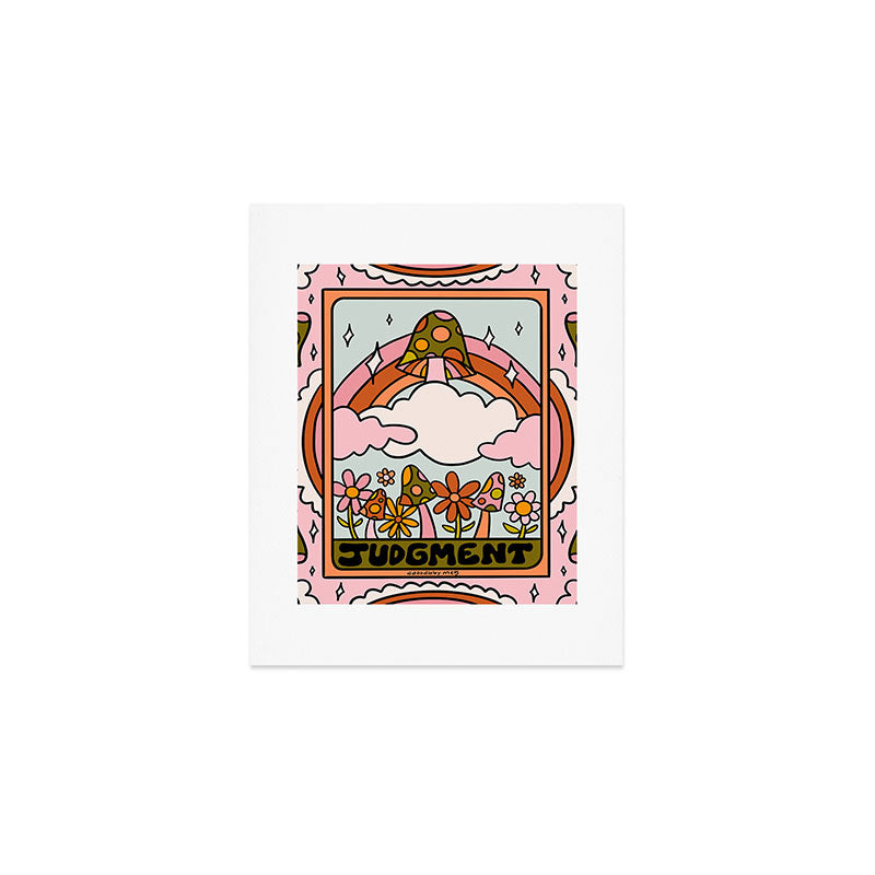 20. Judgment Tarot Mushroom Art Print Gallery Image 1