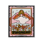20. Judgment Tarot Mushroom Framed Canvas Print Gallery Image 8