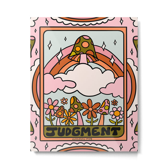 20. Judgment Tarot Mushroom Metal Print Gallery Image 1