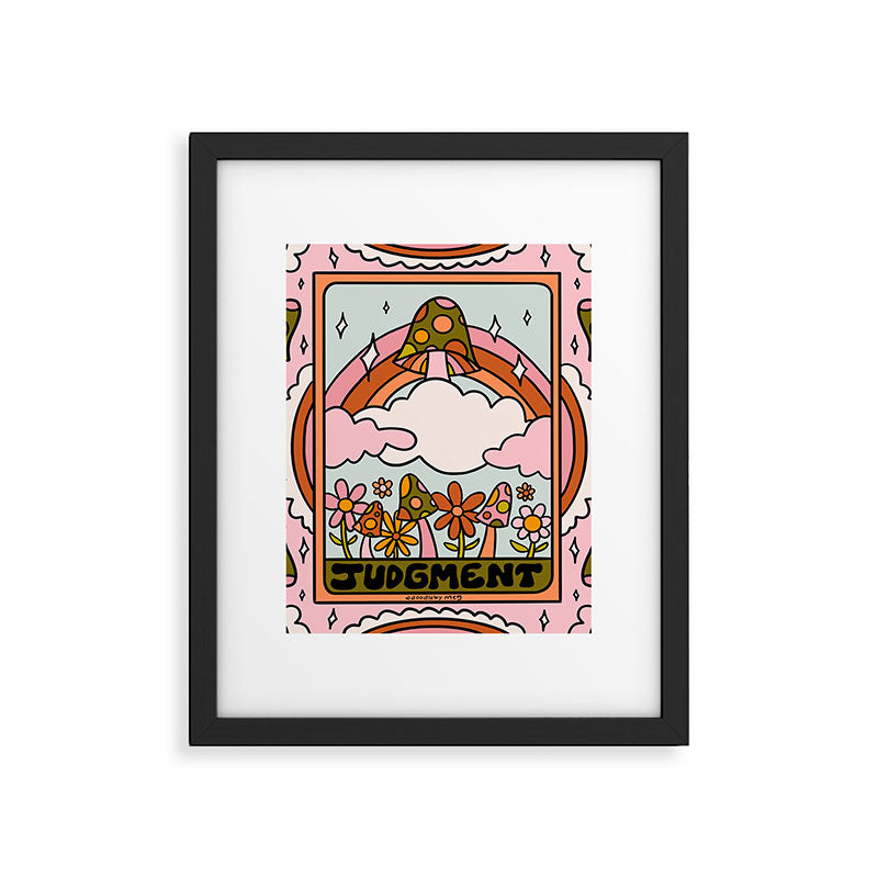 20. Judgment Tarot Mushroom Framed Art Print Gallery Image 6