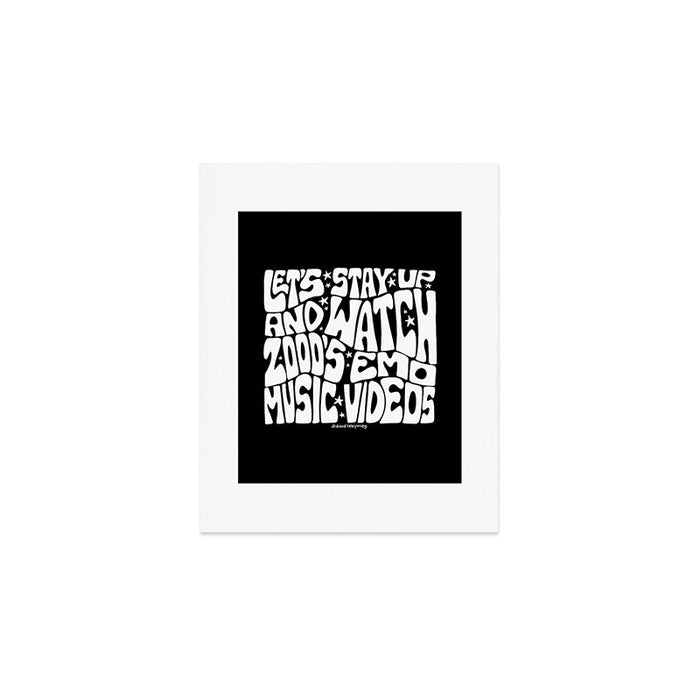 2000's Emo Music Video Art Print Gallery Image 1