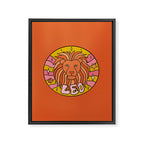 2020 Leo Framed Canvas Print Gallery Image 8