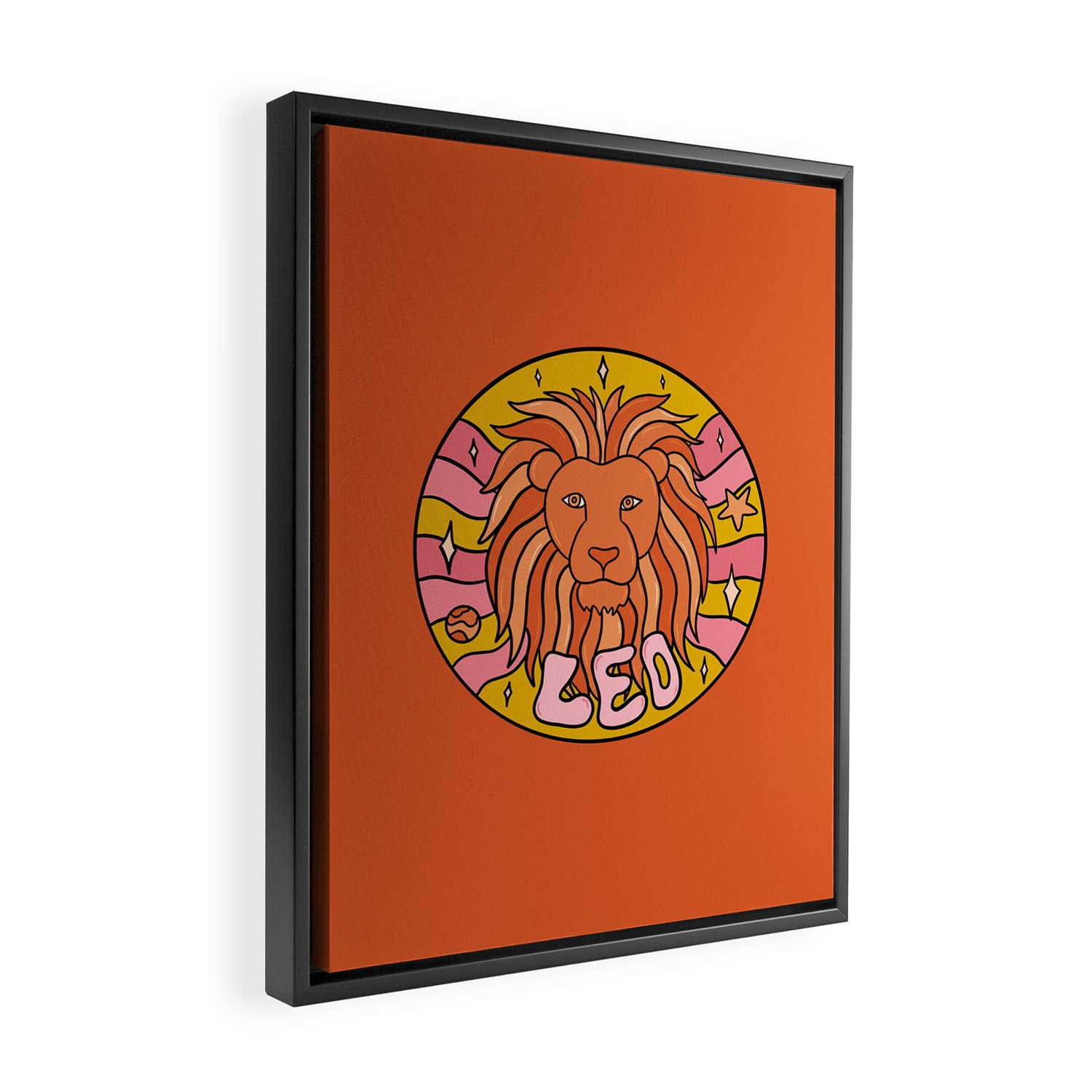 2020 Leo Framed Canvas Print Gallery Image 2